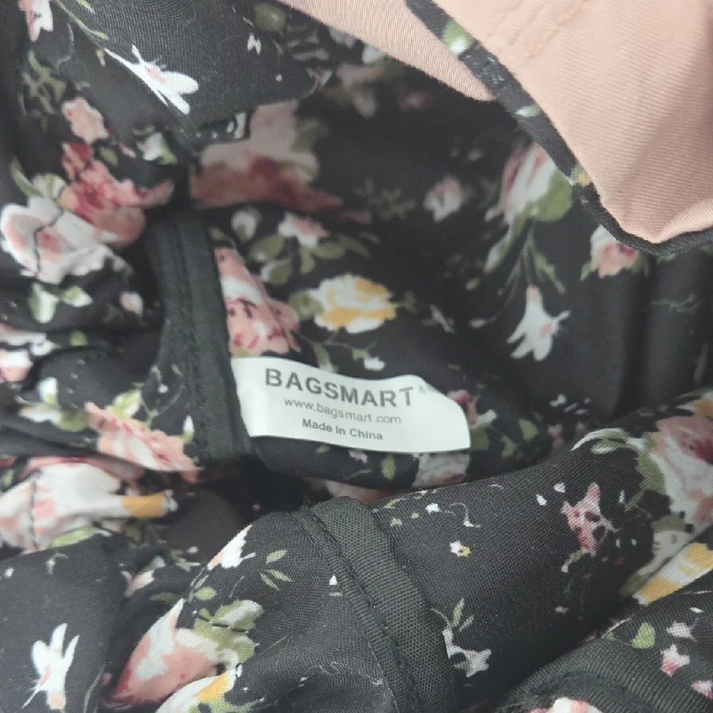 BAGSMART Blush Quilted Drawstring Cosmetic Bag nwt - Picture 11 of 12